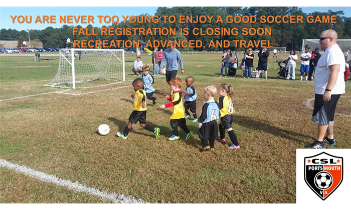 Fall Registration Is Closing Soon