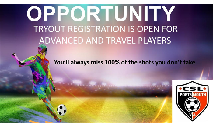Tryout Registration is Open for Advanced and Travel