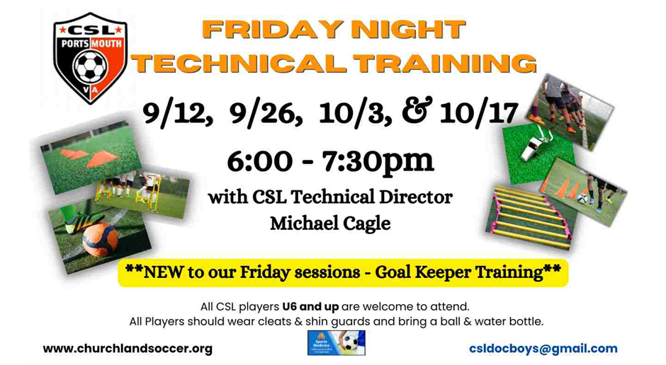 Technical Training Fridays 
