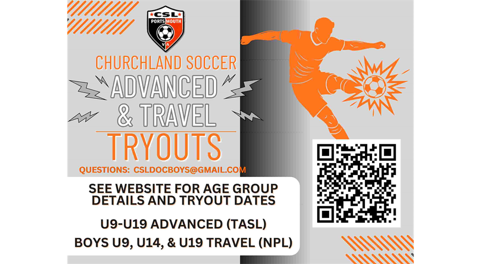 Advanced & Travel Tryouts 