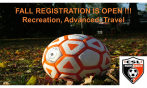 Fall Registration  Is Open 